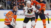 Looking at the betting odds and some storylines for the play-in Western Conference series between Chicago Blackhawks and the Edmonton Oilers.