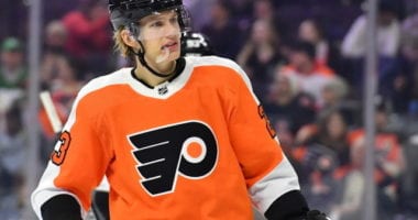 The Philadelphia Flyers sign Oskar Lindblom to a three-year contract.