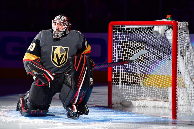 Pending unrestricted free agent Robin Lehner hopes to talk with the Vegas Golden Knights after the season.