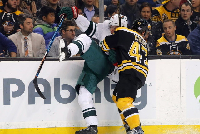The Minnesota Wild and Boston Bruins are open to the idea of talking to some of their pending free agents.