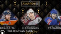 The NHL announced the three Hart Trophy finalists today - Leon Draisaitl (Oilers), Nathan MacKinnon (Avalanche) and Artemi Panarin (Rangers).