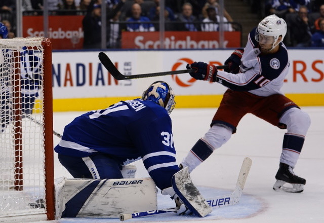 The Columbus Blue Jackets shut down the Toronto Maple Leafs offense in Game 1. The Maple Leafs will look to bounce back in Game 2 this afternoon.