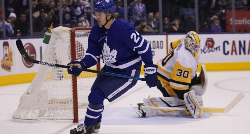 The Toronto Maple Leafs have traded Kasperi Kapanen, Jesper Lindgren, and Pontus Aberg to the Pittsburgh Penguins for a 2020 first-round pick, Filip Hallander, and David Warsofsky.