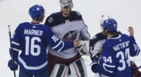 Goaltender Joonas Korpisalo bookend shutouts as the Columbus Blue Jackets eliminated the Toronto Maple Leafs in their best-of-five play-in series.
