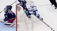After a 3-2 win yesterday, the Tampa Bay Lightning are up 2-1 in their best-of-seven series with the Columbus Blue Jackets.