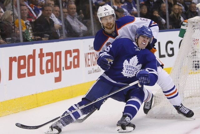 There could be an Edmonton Oilers defenseman or two that could use a change of scenery. The Toronto Maple Leafs may need to move a winger. Would there be a fit between the two teams?