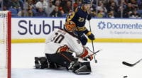 The Buffalo Sabres looking to upgrade in net and up front. Ducks pending UFA Ryan Miller gets back on the ice.