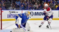 The St. Louis Blues have traded goaltender Jake Allen and a 2022 seventh-round pick to the Montreal Canadiens for a 2020 third-round pick and seventh-round pick.