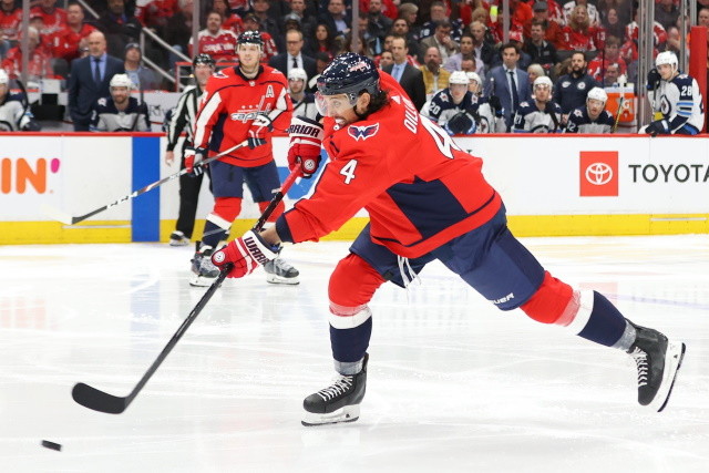 Re-signing Dillion should be a priority for the Washington Capitals, which could make a defenseman expendable. Mike Babcock could be a fit for the Caps.