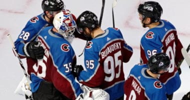 The Colorado Avalanche were forced to use their third-string goalie, Michael Hutchinson, but it didn't matter as they got off to a 5-0 first period lead over the Dallas Stars and held on 6-3.