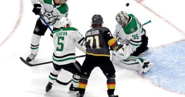 The Dallas Stars didn't generate much offsense, but it was enough as Anton Khudobin held the Vegas Golden Knights scoreless in Game 1 of the Western Conference Finals.