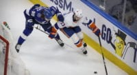 The Tampa Bay Lightning will be without Alex Killorn due to suspension, Brayden Point is a game-time decision, and Steven Stamkos has been out all playoffs. The New York Islanders need to capitalize on this to get back into the series.