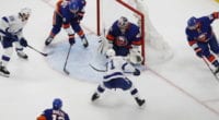 Goaltender Semyon Varlamov stopped 46 of the 48 shots on goal, but the New York Islanders offense could only put one by Tampa Bay Lightning's Andrei Vasilevskiy.