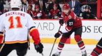 Mike Hoffman willing to be patient. Calgary Flames looking for depth. Oliver Ekman-Larsson on the rumors.