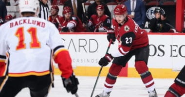 Mike Hoffman willing to be patient. Calgary Flames looking for depth. Oliver Ekman-Larsson on the rumors.