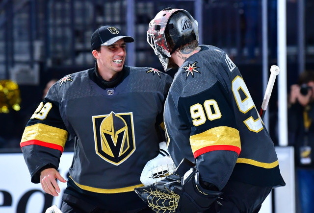 The Vegas Golden Knights have no cap space and have been trying to shed some contracts - mainly Marc-Andre Fleury after signing Robin Lehner.