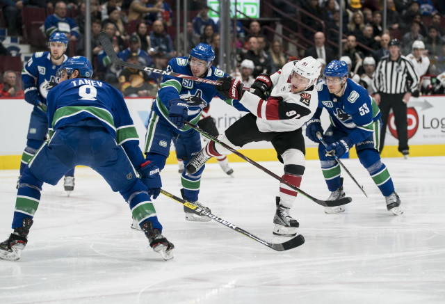 Mike Hoffman and Tyler Toffoli being patient as Taylor Hall narrows his list. Dhaliwal discusses the Vancouver Canucks.