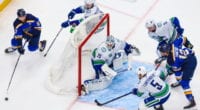 Blues can only go seven years for Pietrangelo now. Teams asking about Demko, will Canucks stance change if they sign Markstrom? Flames will take a run at Markstrom.