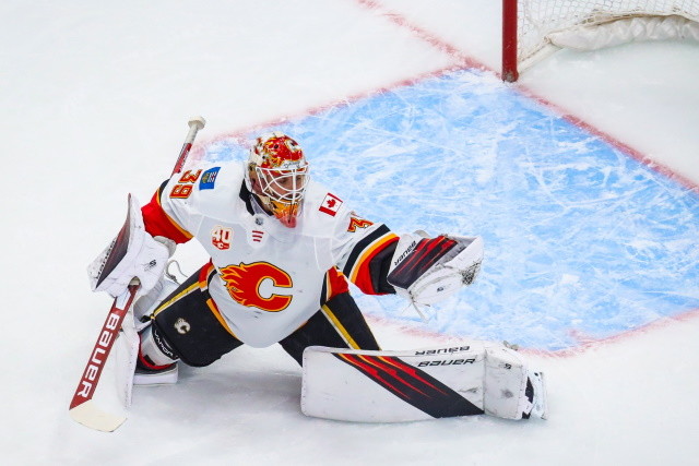 Still a gap between the Flames and Cam Talbot. Devils-Blackwood talks to pick up, Eyeing Talbot? Golden Knights checked in on Rangers DeAngelo