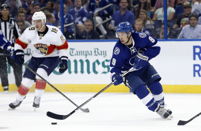 Tyler Johnson gives the Tampa Bay Lightning some teams to work with. Panthers turning away Aleksandar Barkov calls. Blue Jackets could buyout Alexander Wennberg if they can't trade him