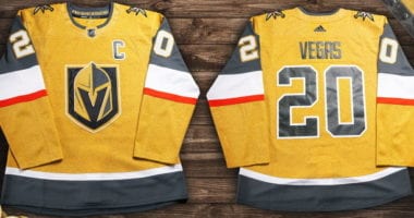 The Vegas Golden Knights unveil their new third-jersey.
