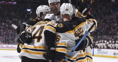 The Boston Bruins don't have a lot of salary cap space left. They need to re-sign Jake DeBrusk, maybe Zdeno Chara, and fill a couple holes.