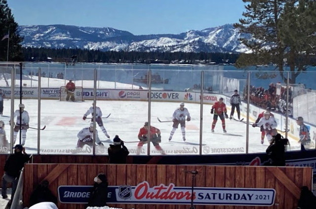 Although the two outdoor games had some bumps along the way, including a large delay in Saturday's game, the NHL pulling off the two games at Lake Tahoe deserves some credit.