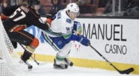 Jake Virtanen carries a $2.55 million salary cap hit but has a salary of $3.4 million next season. It's a real problem for the Vancouver Canucks as they've looked to move him.