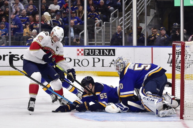 NHL injury notes: Aleksander Barkov being held out. Frederik Andersen out at least a week. Capitals for hopeful for Alex Ovechkin tonight.