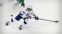 Bruins hopeful Brad Marchand can go. Radulov a game-time decision. Artemi Panarin a game-time decision. Nikita Kucherov has started skating.