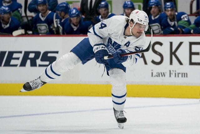 NHL Betting: Auston Matthews had been on a goal scoring tear but a wrist injury has slowed him. He's still the leader but others are closing in.