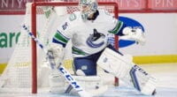 The Colorado Avalanche sign Alex Newhook. Vancouver Canucks have signed goaltender Thatcher Demko to a five-year extension.
