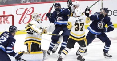 Jets will get some LTIR space. GM Cheveldayoff on the deadline. The Pittsburgh Penguins looking for a center.