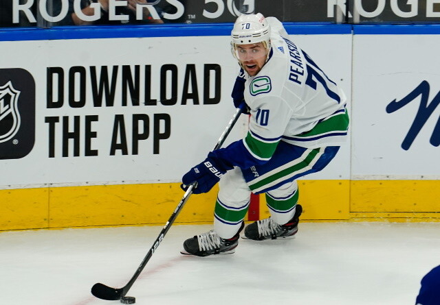The Vancouver Canucks have signed forward Tanner Pearson to a three-year contract extension with an AAV of $3.25 million.