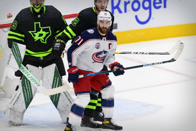 Sutter on if Sam Bennett wants to stay. Michael Del Zotto hopes to stay in Columbus. Nick Foligno open to a trade, re-signing the Blue Jackets.