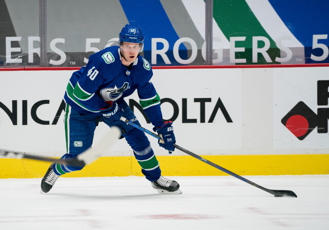 Vancouver Canucks Elias Pettersson looking for a deal but not rushing. Also, Vancouver looks for middle-six options.
