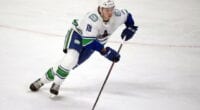 Canucks Jake Virtanen under investigation. Adam Gaudette on the Canucks trading him. Injury updates. Ryan Miller's last NHL start.