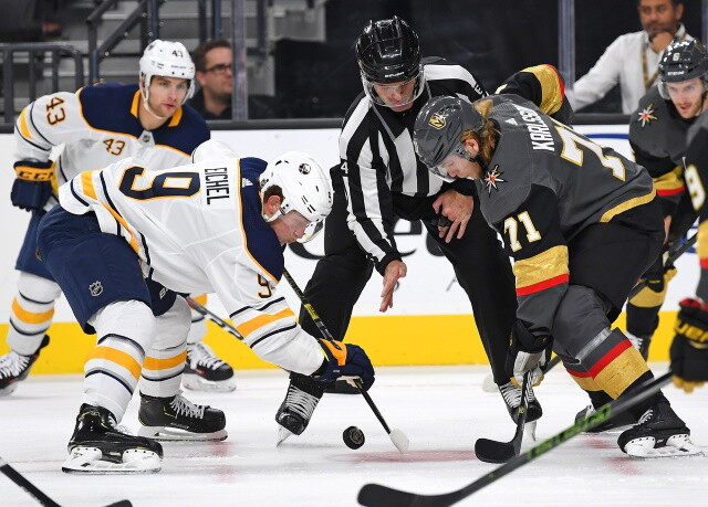 It doesn't make sense for the Columbus Blue Jackets to be out of the Jack Eichel running. The Vegas Golden Knights will talk to the Sabres.