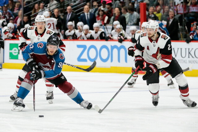 Arizona Coyotes need to get younger. It's not going to be an easy offseason for the Avalanche with free agents Cale Makar, Gabriel Landeskog, Philipp Grubaur.