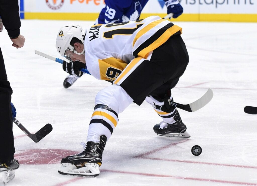 The Pittsburgh Penguins have traded Jared McCann to the Toronto Maple Leafs for Filip Hallander and a 2023 seventh-round pick.