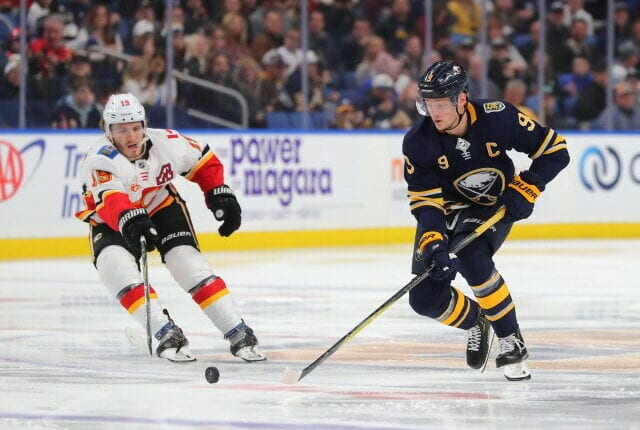 Jack Eichel trade rumors after he speaks this morning plus Detroit Red Wings news.