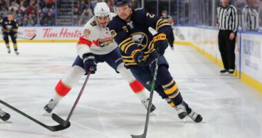 The Buffalo Sabres have traded forward Sam Reinhart to the Florida Panthers.