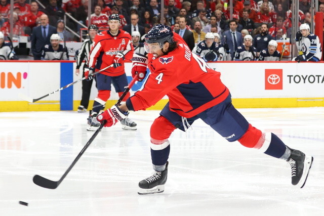 The Washington Capitals have traded defenseman Brenden Dillon to the Winnipeg Jets for a 2022 and 2023 second-round picks.