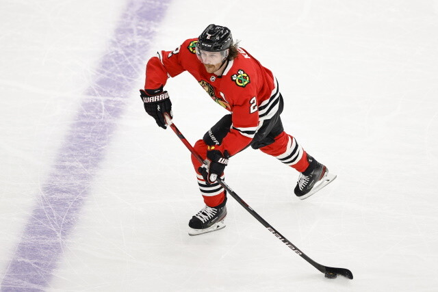 The Chicago Blackhawks have traded defenseman Duncan  Keith to the Edmonton Oilers for defenseman Caleb Jones and a 2021 3rd round pick.