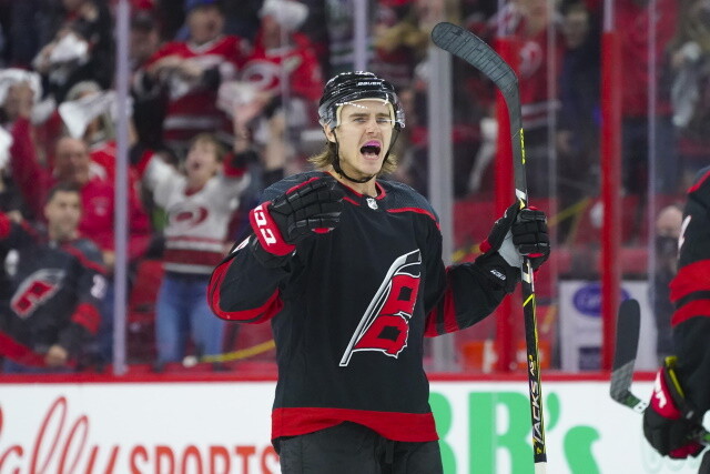 The Columbus Blue Jackets have acquired defenseman Jake Bean from the Carolina Hurricanes for a 2021 second-round pick.