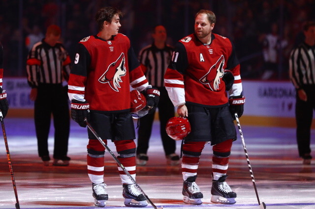 A look at the Arizona Coyotes salary cap projections, offseason moves, roster, 2021-22 free agents, 2022 draft picks, and season schedule.