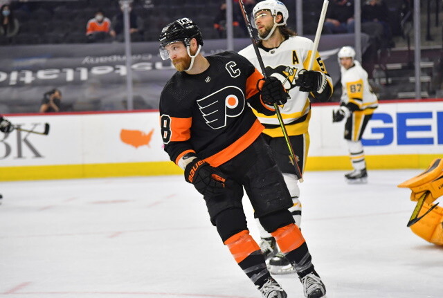 Flyers won't carry a full roster. Derick Brassard took less to sign with the Flyers. The Flyers and Claude Giroux to hold off on extension talks.