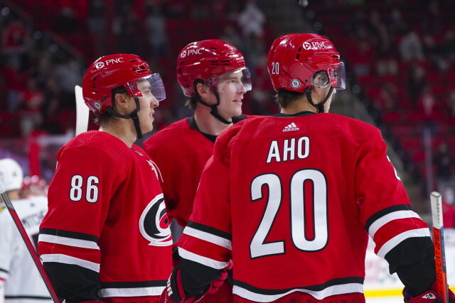 2021-22 Carolina Hurricanes season primer: salary cap projections, offseason moves, roster, 2021-22 free agents, 2022 draft picks, and schedule.