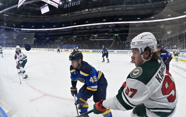 Kevin Fiala is back for a year as the Minnesota Wild continue to work on contracts for Kirill Kaprizov and Mason Shaw.