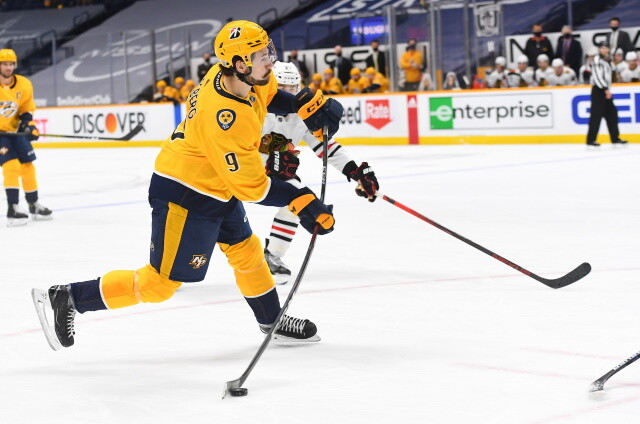 No extension talks for Filip Forsberg yet. The value of no-trade or no-moves. Dylan Strome's days in Chicago appear to be numbered.